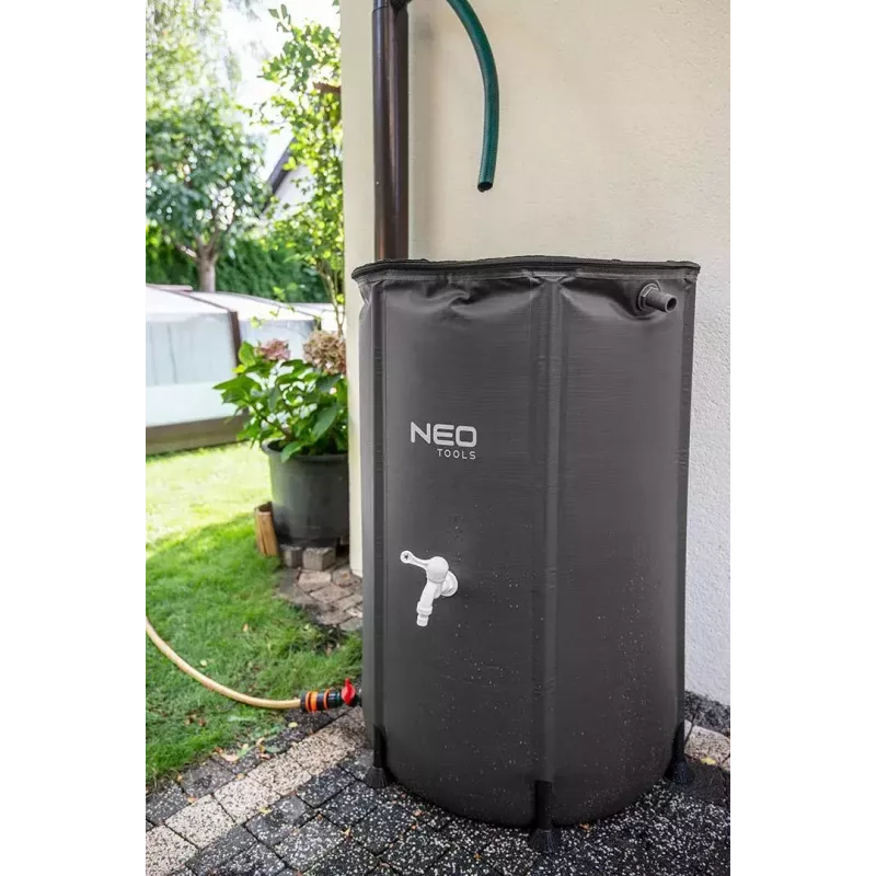 NEO Tools 15-951 recipiente dobrável para água da chuva, 250 l, PVC
