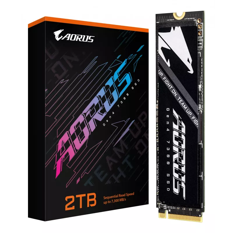 GIGABYTE AORUS Gen4 7300 2 TB M.2 PCI Express 4.0 NVMe 3D TLC NAND