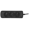 Activejet COMBO-IEC-3G/1.5M extensão elétrica, 3 tomadas tipo E (UTE), 10 A, 1,5 m, preta