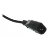 Activejet COMBO-IEC-3G/1.5M extensão elétrica, 3 tomadas tipo E (UTE), 10 A, 1,5 m, preta