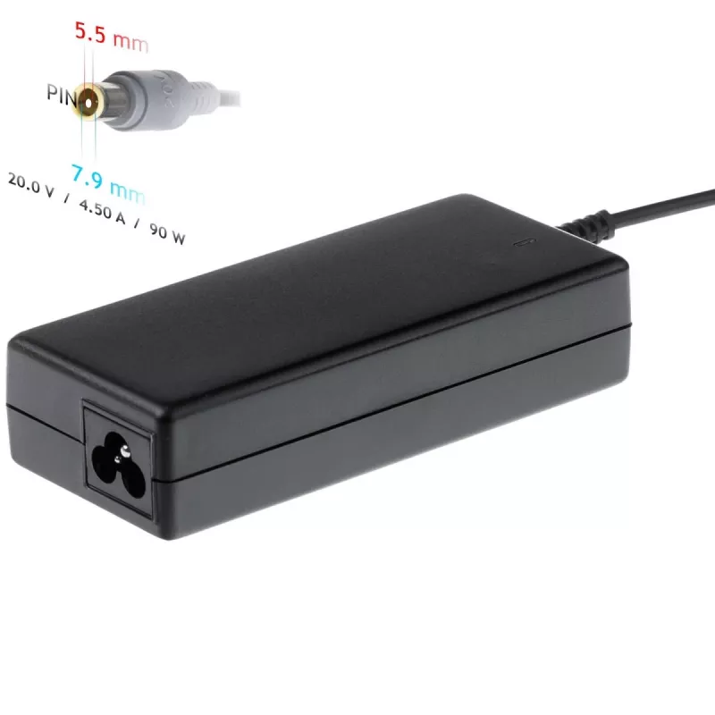 Fonte de alimentação para portátil Akyga AK-ND-18 para Lenovo, 90 W, 20 V / 4,5 A, 7,9 x 5,5 mm com pino