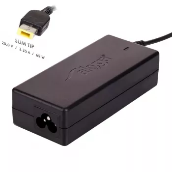 Fonte de alimentação para portátil Akyga AK-ND-24 para Lenovo, 65 W, 20 V, 3,25 A, Slim Tip