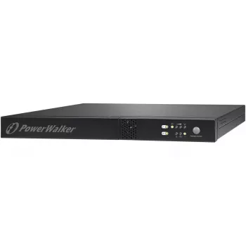 UPS para rack PowerWalker VFI 1000R/1U — dupla conversão online, 1 kVA (800 W), 3 saídas C13, 1U, 12,6 kg
