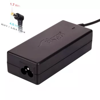 Fonte de alimentação para portátil Akyga AK-ND-50 para Lenovo, 45 W, 20 V / 2,25 A, 4,0 x 1,7 mm