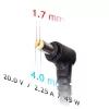 Fonte de alimentação para portátil Akyga AK-ND-50 para Lenovo, 45 W, 20 V / 2,25 A, 4,0 x 1,7 mm