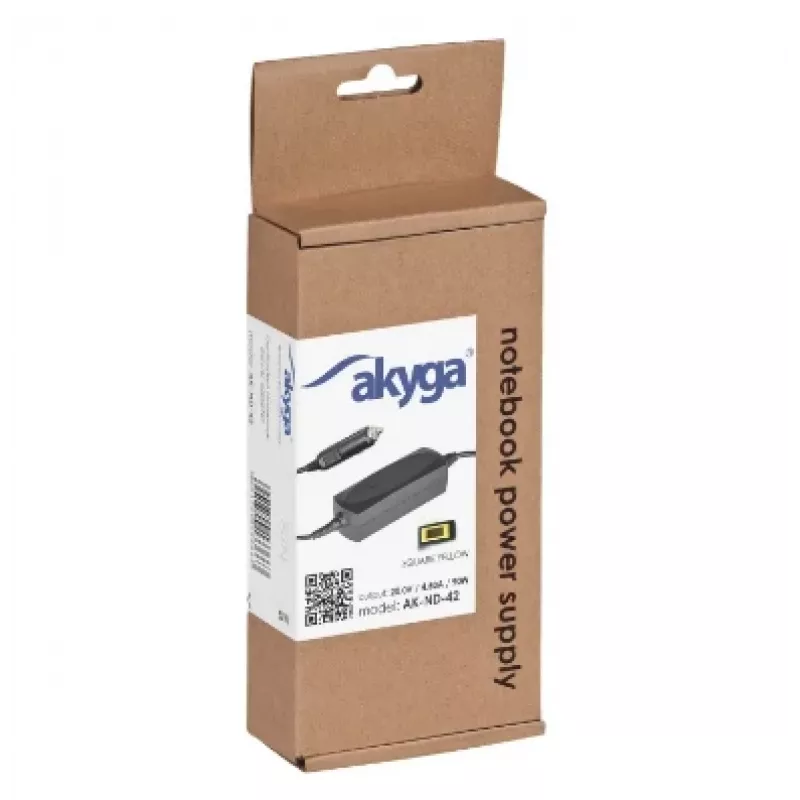 Fonte de alimentação para portátil de automóvel Akyga AK-ND-42 para Lenovo, 90 W, 20 V / 4,5 A, Slim Tip, entrada 12 V