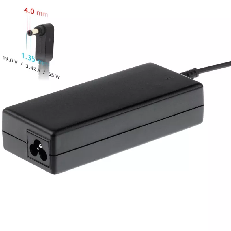 Fonte de alimentação para portátil Akyga AK-ND-55 19 V / 3,42 A, 65 W, ficha 4,0 x 1,35 mm, para Asus
