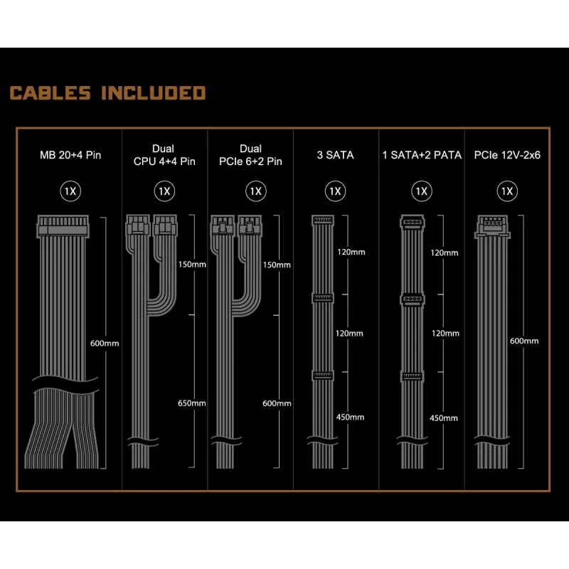 Fonte de alimentação ASROCK Challenger Cl-750b 750 W 80+ Bronze preto ATX