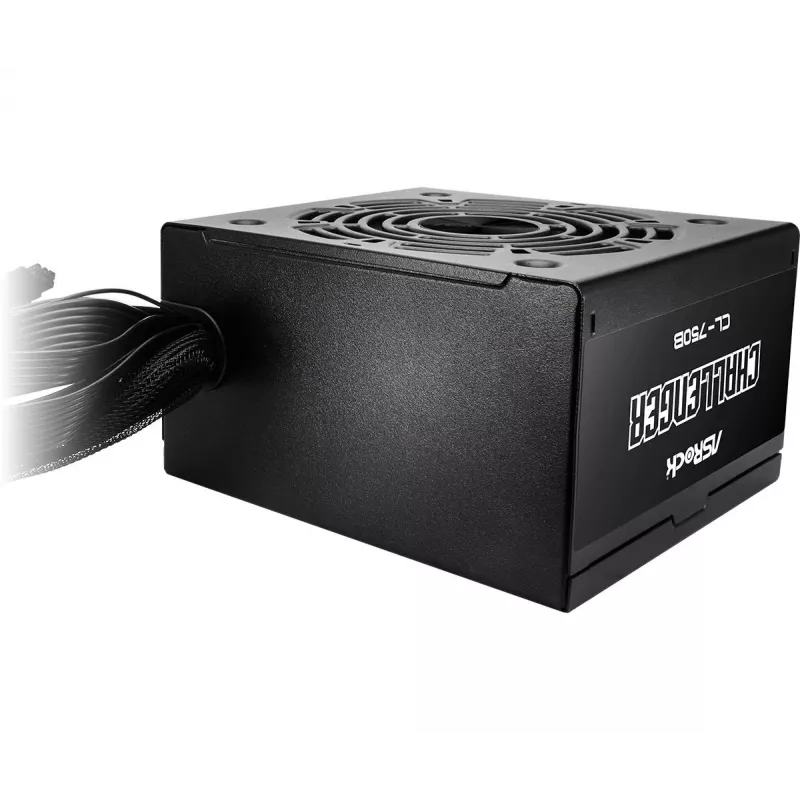 Fonte de alimentação ASROCK Challenger Cl-750b 750 W 80+ Bronze preto ATX