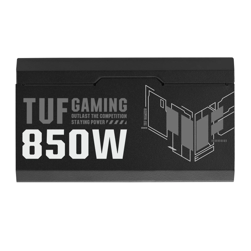 Fonte de alimentação ASUS TUF Gaming 850W Gold 24-Pin ATX ATX preto
