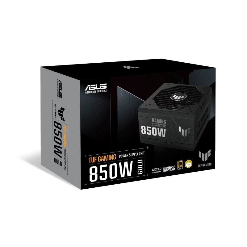 Fonte de alimentação ASUS TUF Gaming 850W Gold 24-Pin ATX ATX preto