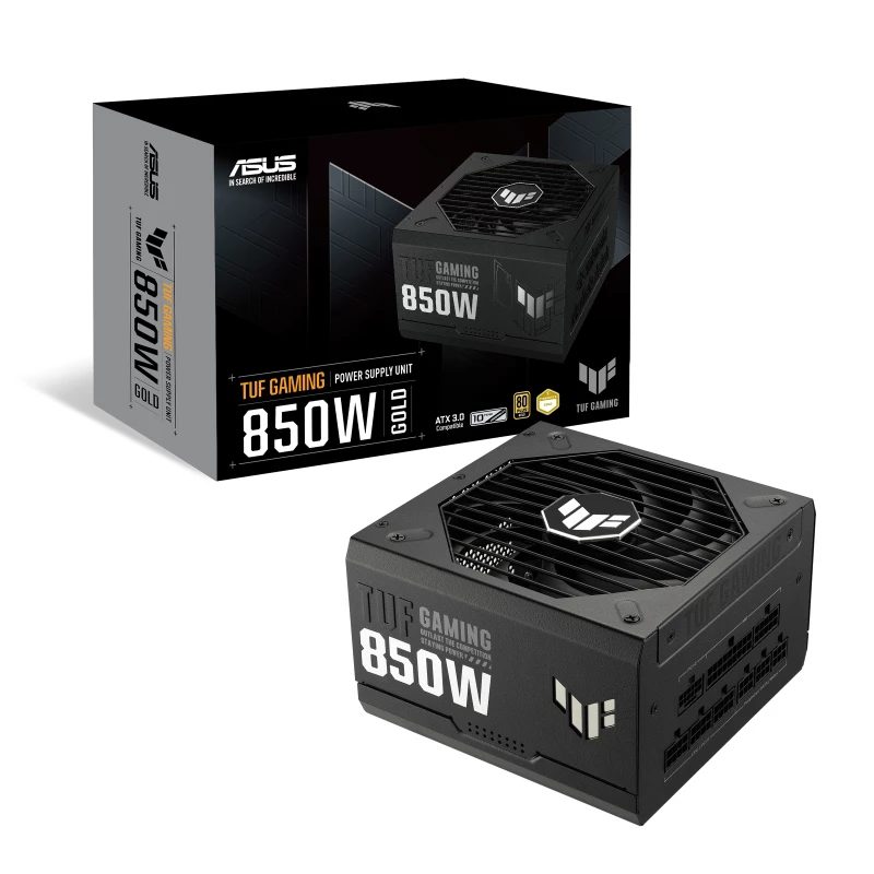 Fonte de alimentação ASUS TUF Gaming 850W Gold 24-Pin ATX ATX preto