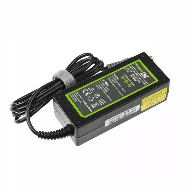 Fonte de alimentação Green Cell adaptador AC para Lenovo 20V | 3,25A | 65W | 7,7-5,5mm