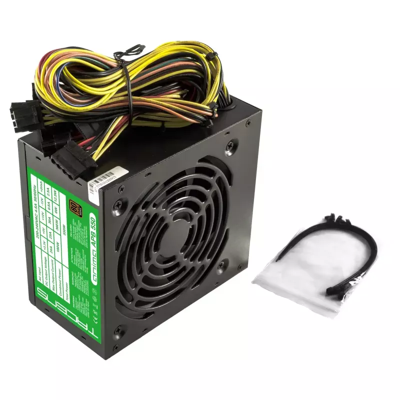 Tacens APB550B fonte de alimentação 550 W 20+4 pin ATX ATX preto
