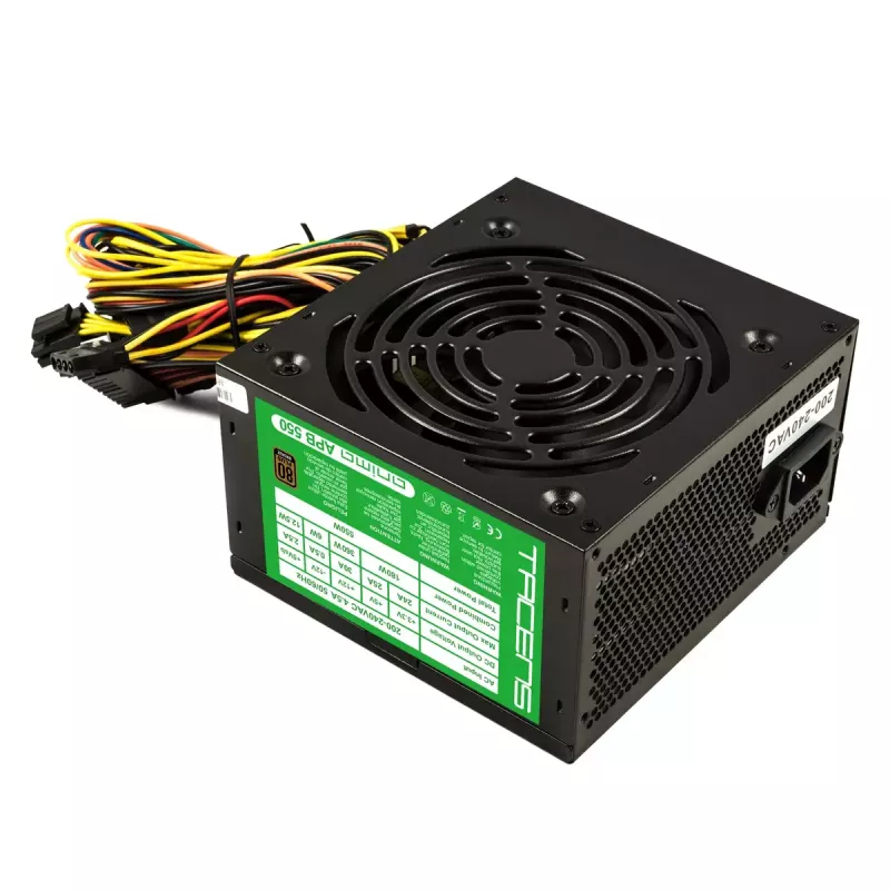 Tacens APB550B fonte de alimentação 550 W 20+4 pin ATX ATX preto