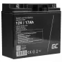 Green Cell AGM51 bateria AGM de chumbo-ácido selada, VRLA, 12 V 17 Ah, sem manutenção, 77×181×167 mm