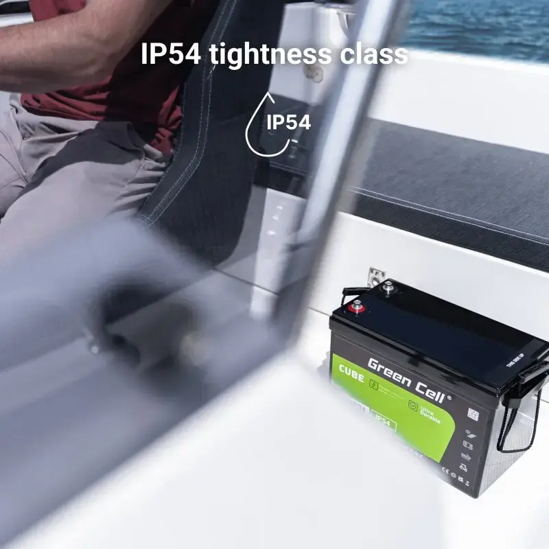 Bateria UPS Green Cell LFPGC12V200AH fosfato de ferro-lítio 12,8 V 200 Ah, 395×195×275 mm, 20,5 kg