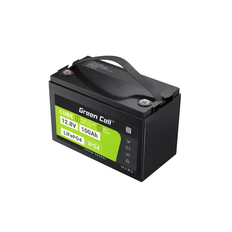 Bateria UPS Green Cell LFPGC12V100AH fosfato de ferro-lítio 12,8V 100Ah