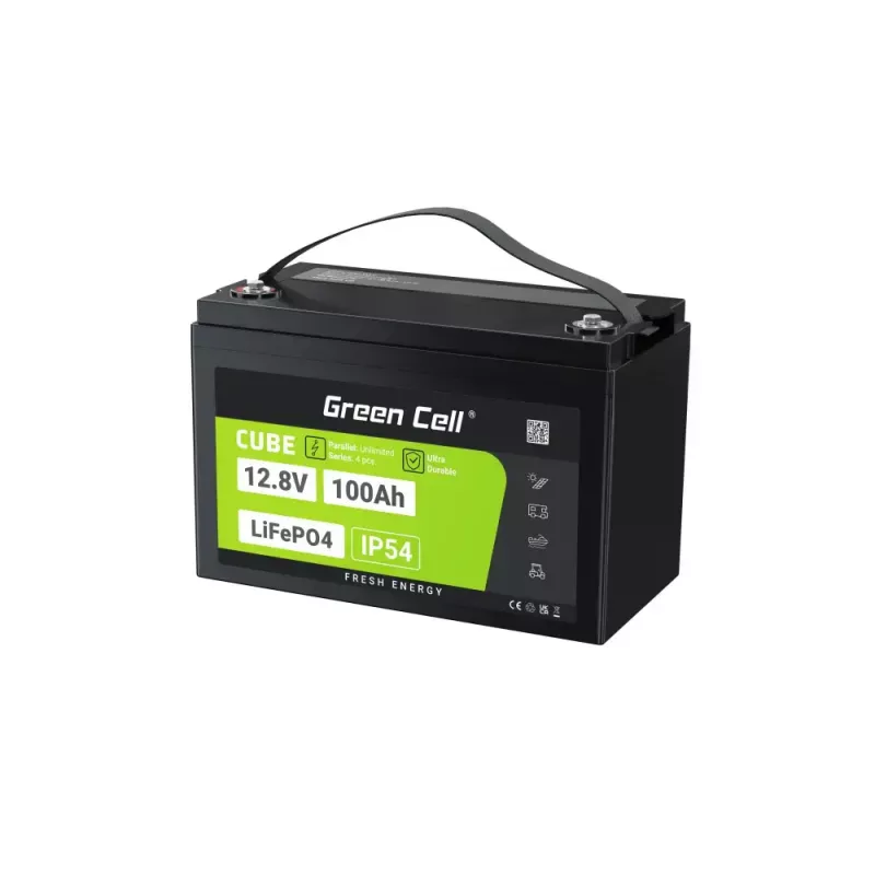 Bateria UPS Green Cell LFPGC12V100AH fosfato de ferro-lítio 12,8V 100Ah