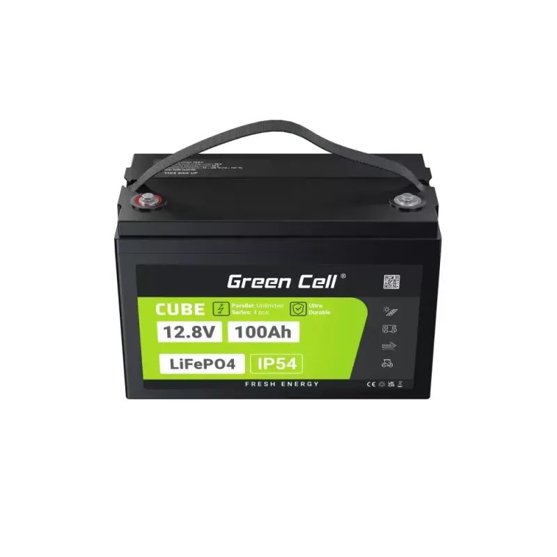 Bateria UPS Green Cell LFPGC12V100AH fosfato de ferro-lítio 12,8V 100Ah