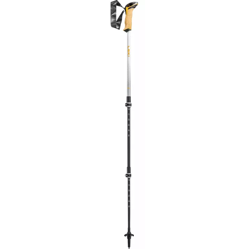 Bastão de trekking Leki Cressida telescópico para mulher, alumínio HTS 6.5, 90–125 cm, 237 g, 3 segmentos