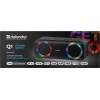 Altifalante Bluetooth mono portátil DEFENDER Q1 preto, 10 W RMS, 1200 mAh, Bluetooth 5.0, MicroSD, FM, AUX, USB