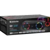 Altifalante Bluetooth mono portátil DEFENDER Q1 preto, 10 W RMS, 1200 mAh, Bluetooth 5.0, MicroSD, FM, AUX, USB