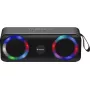 Altifalante Bluetooth mono portátil DEFENDER Q1 preto, 10 W RMS, 1200 mAh, Bluetooth 5.0, MicroSD, FM, AUX, USB