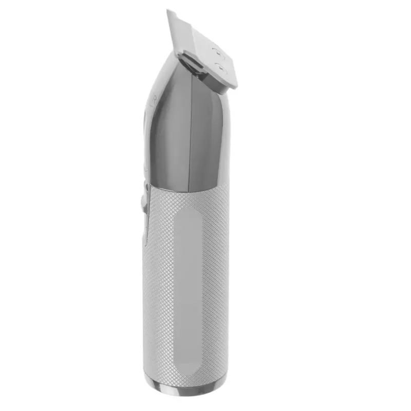 Aparador de barba Adler AD 2836S, bateria de lítio sem fios, 0,9–6 mm, 4 níveis de comprimento, lâminas de aço inoxidável, prateado