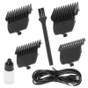 Aparador de barba Adler AD 2836S, bateria de lítio sem fios, 0,9–6 mm, 4 níveis de comprimento, lâminas de aço inoxidável, prateado