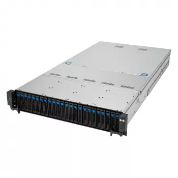 ASUS RS521A-E12-RS24U Socket SP5 Rack (2U) preto, prateado