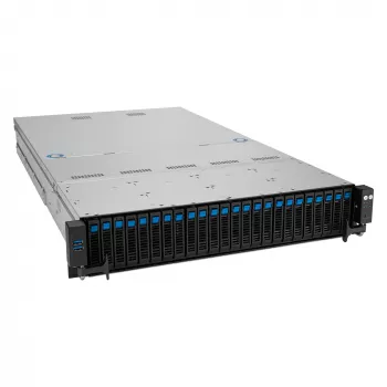 ASUS RS521A-E12-RS24U Socket SP5 Rack (2U) preto, prateado