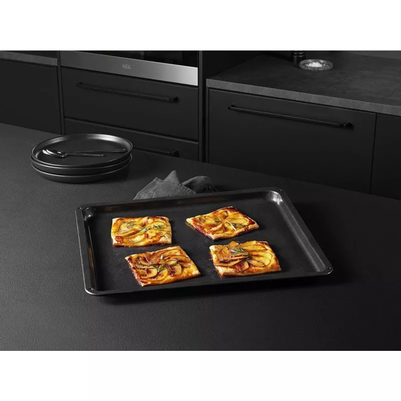 Acessório de forno AEG A9OOAF11 retangular preto, 466×385×22 mm, 1,1 kg
