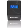 Qoltec Monolith 53979 UPS, line-interactive, 850 VA / 480 W, 2 tomadas Schuko, LCD, USB, RJ45