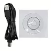 Qoltec Monolith 53979 UPS, line-interactive, 850 VA / 480 W, 2 tomadas Schuko, LCD, USB, RJ45