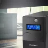 Qoltec Monolith 53979 UPS, line-interactive, 850 VA / 480 W, 2 tomadas Schuko, LCD, USB, RJ45