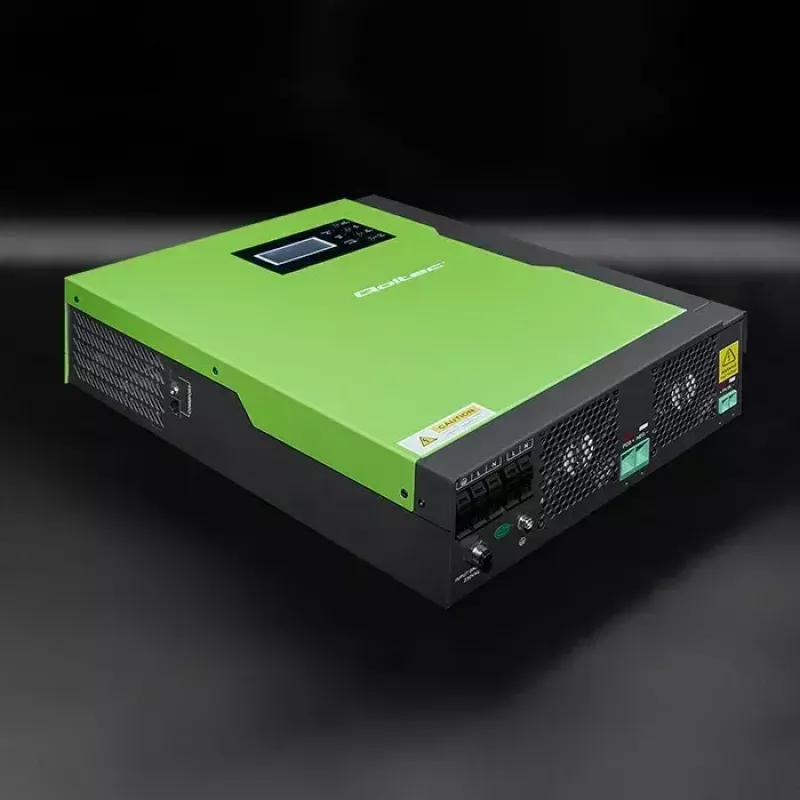 Qoltec 53886 inversor solar híbrido off-grid, 3,5 kW, 100 A MPPT, 24 V, onda sinusoidal pura