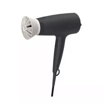 Secador de cabelo Philips BHD302/00 1600W preto, 3 níveis de temperatura, 3 velocidades, ar frio, 2 concentradores
