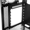 Caixa de PC MODECOM AMIRANI ARGB Midi Tower, preta, vidro temperado, 2x200mm frontais + 1x120mm traseira, USB-A 2x, USB-C 1x, suporta ATX/ITX, GPU até 35 cm