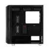 Caixa de PC MODECOM AMIRANI ARGB Midi Tower, preta, vidro temperado, 2x200mm frontais + 1x120mm traseira, USB-A 2x, USB-C 1x, suporta ATX/ITX, GPU até 35 cm