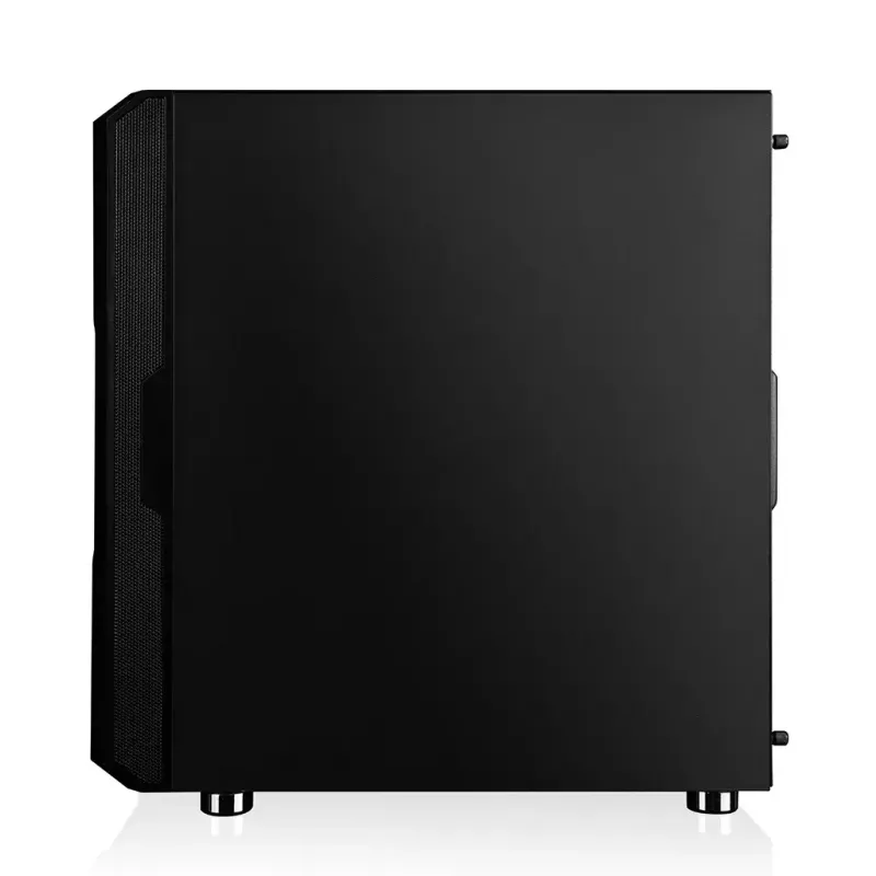 Caixa de PC MODECOM AMIRANI ARGB Midi Tower, preta, vidro temperado, 2x200mm frontais + 1x120mm traseira, USB-A 2x, USB-C 1x, suporta ATX/ITX, GPU até 35 cm