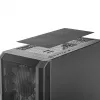 Caixa de PC MODECOM AMIRANI ARGB Midi Tower, preta, vidro temperado, 2x200mm frontais + 1x120mm traseira, USB-A 2x, USB-C 1x, suporta ATX/ITX, GPU até 35 cm