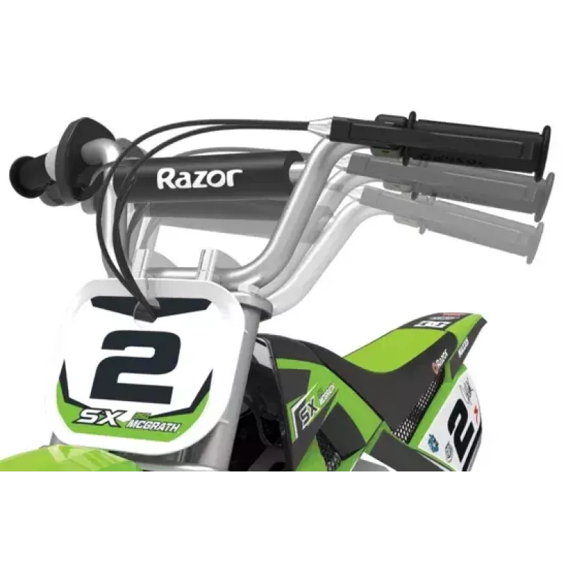 Trotinete elétrica Razor Dirt Rocket SX350 McGrath — 24V, 22 km/h, rodas de 12 polegadas, monossento, preto