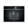 Máquina de café expresso de encastrar Siemens CT718L1B0 – depósito de água de 2,4 litros, 19 bar, moinho integrado e espumador de leite, ecrã tátil TFT, preto