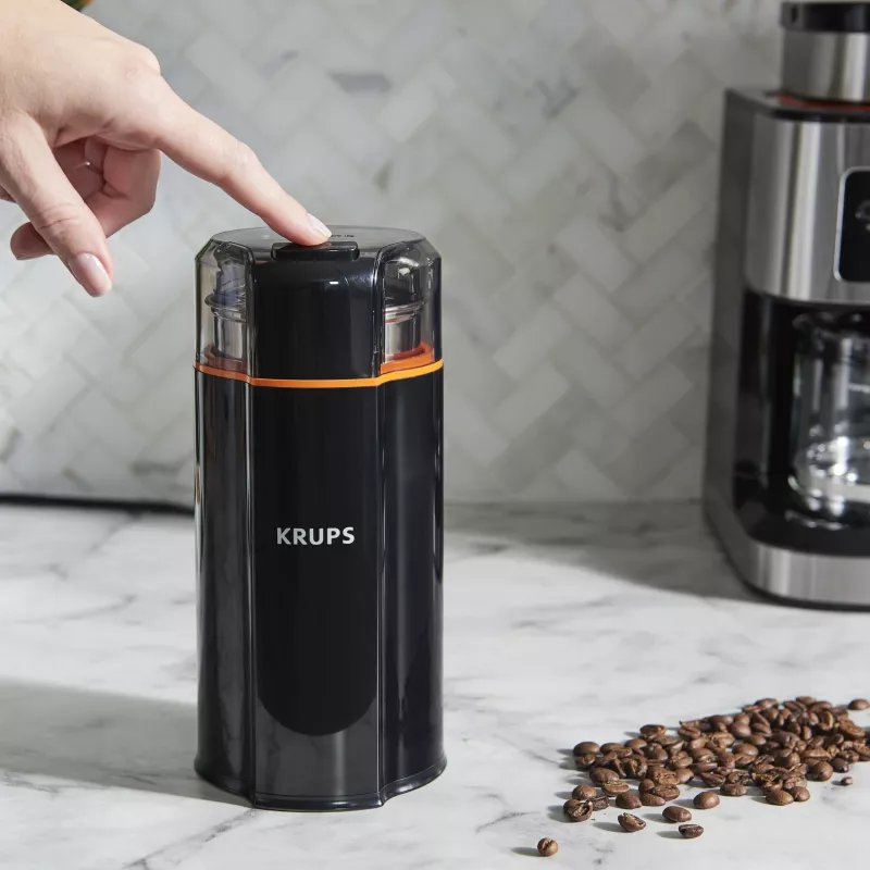 Moinho de lâminas Krups Silent Vortex GX3328 175 W preto 90 g de capacidade