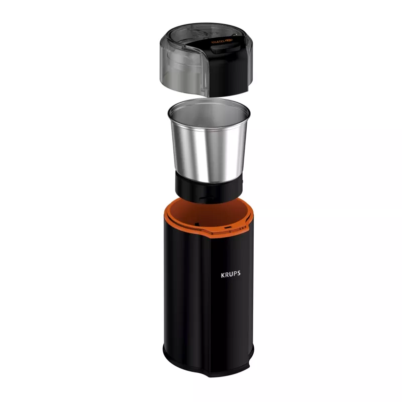 Moinho de lâminas Krups Silent Vortex GX3328 175 W preto 90 g de capacidade