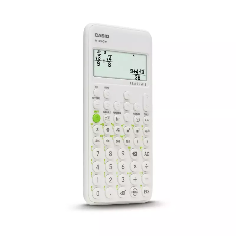 CASIO FX-350CW BOX calculadora científica, de bolso, cinzenta