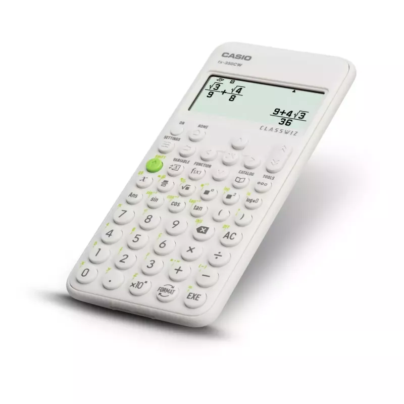 CASIO FX-350CW BOX calculadora científica, de bolso, cinzenta