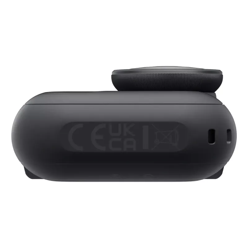 Insta360 GO Ultra Standard Bundle câmara de ação, 4K Ultra HD 3840x2880, sensor de 1/1,28 polegadas, 240 fps, Wi-Fi, Bluetooth 5.4, ecrã tátil rebatível de 2,5 polegadas, MicroSD, 52,9 g, preta