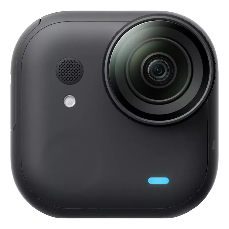 Insta360 GO Ultra Standard Bundle câmara de ação, 4K Ultra HD 3840x2880, sensor de 1/1,28 polegadas, 240 fps, Wi-Fi, Bluetooth 5.4, ecrã tátil rebatível de 2,5 polegadas, MicroSD, 52,9 g, preta